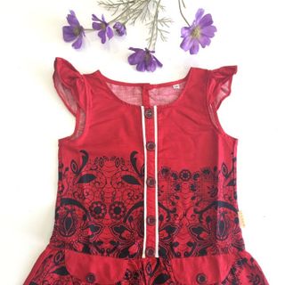 Đầm tay con đại 2 túi