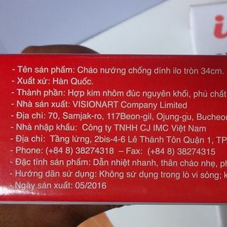 Chảo nướng không khói hàn quốc 30cm