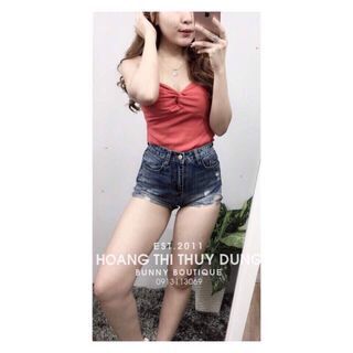 Áo đan chéo ngực xinh