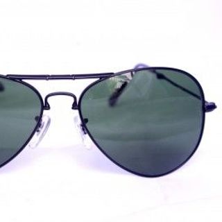 Kính mát rayban phi công gấp gọng đen