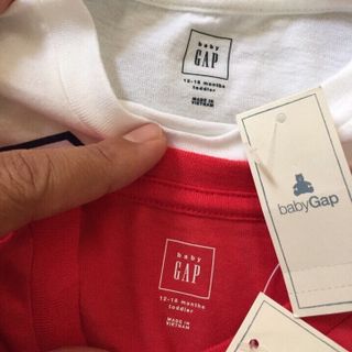 Áo bt baby gap tay dài size 6-12m-5t