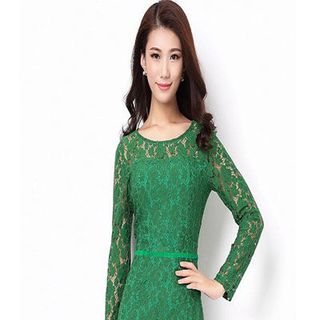 Đầm ren thanh lịch roma tay lỡ - s215