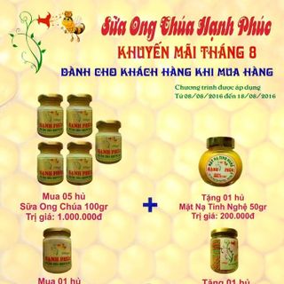Sữa ong chúa tươi 100 nguyên chất