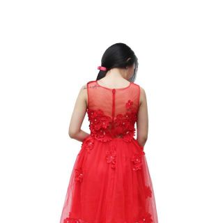 Váy thuê ren đỏ