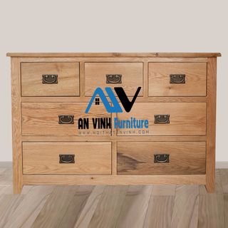 Tủ 7 hộc gỗ sồi - tinh tế hiện đại và tiện lợi
