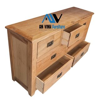 Tủ 7 hộc gỗ sồi - tinh tế hiện đại và tiện lợi