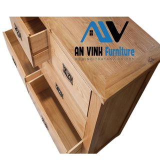 Tủ 7 hộc gỗ sồi - tinh tế hiện đại và tiện lợi