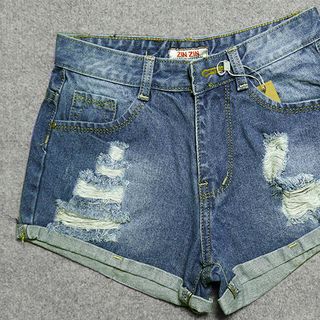 Quần short jean nữ