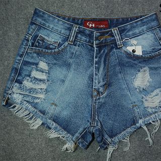 Quần short jean nữ