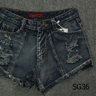 Quần short jean nữ