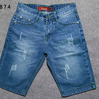 Quần short jean nam