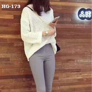Quần tregging xẻ tà