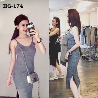 Đầm body xẻ tà