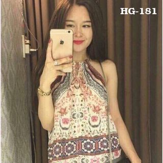 Áo yếm nữ dây in thổ cẩm