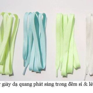 dây giày dạ quang trong đêm tốigiá sỉ 10k/cặp 60cm 15k/cặp 80cm