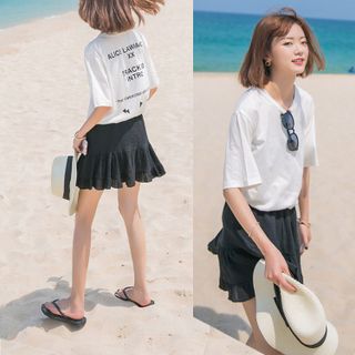 Thun in 501 2 màu trắng đen