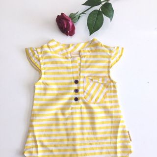 Áo sơ mi sọc form dài