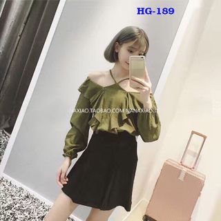 Áo dây yếm trễ vai 4 màu