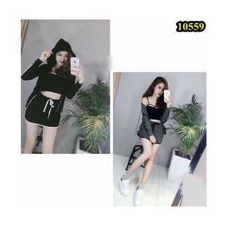Set combo 3 mon ao vay khoac hang thiet ke