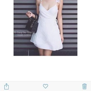 Đầm 2 dây chéo ngực