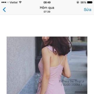 Đầm 2 dây chéo ngực
