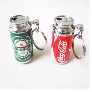 Bật lửa móc khóa hình lon coca heineken