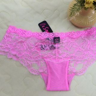 Quần lót lasenza ren lola pink brazilian q143