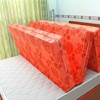 Nệm korea hàn quốc gấp 3 bông ép gòn ép pe bảo hành 10 năm