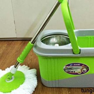 Chổi lau nhà 360 độ bida mop kiểu vuông giá rẻ