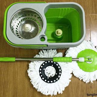 Chổi lau nhà 360 độ bida mop kiểu vuông giá rẻ