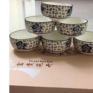 Bộ 6 bát 6 đũa nhật dùng làm quà tặng