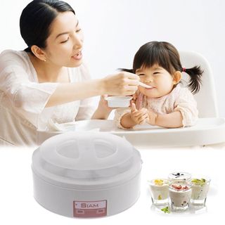 Máy làm sữa chua thủy tinh 8 cốc siam giá sỉ