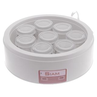 Máy làm sữa chua thủy tinh 8 cốc siam