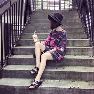 Đầm suông in