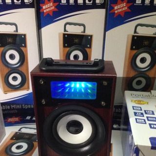 Loa gỗ bluetooh 1 bass