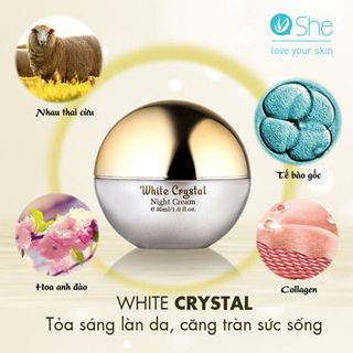 White crystal - kem dưỡng trắng và tái tạo làn da