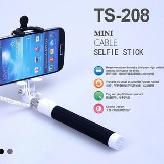 Gậy tự sướng chụp hình camera sau có gương chiếu hậu