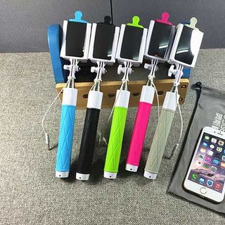 Gậy tự sướng chụp hình camera sau có gương chiếu hậu