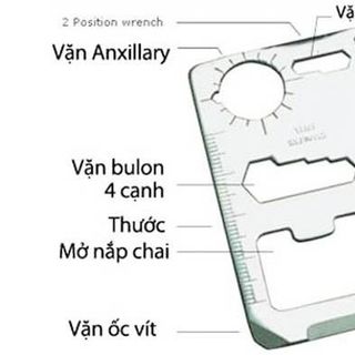 Miếng thép đa năng nhỏ gọn với 12 công dụng giá sỉ