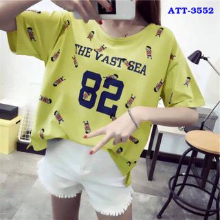 Áo thun nữ in nhiều bé gái và 82