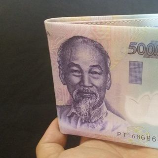 Bóp da in hình đô la200k500k