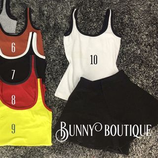 Áo ba lỗ viền 10 màu free size