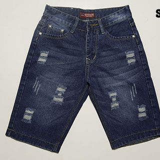 Quần short jean nam