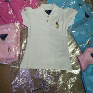 Áo phông polo bé gái