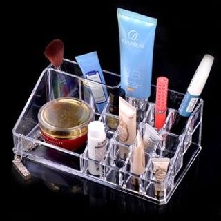 Khay mỹ phẩm 16 ô - 12 ô son 4 ô lớn