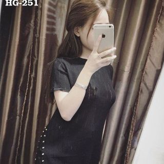 Áo len đinh tà cao thấp