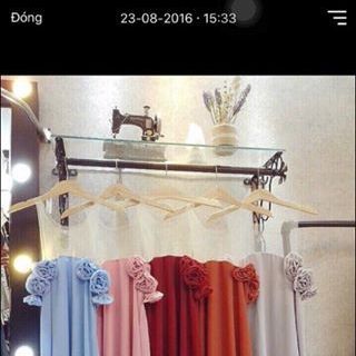 đầm voan lụa