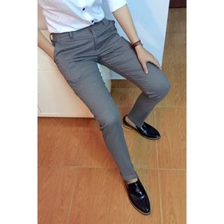 Quần kaki ống côn hàn quốc