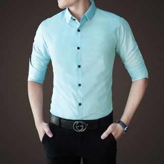 Áo sơ mi cotton lụa