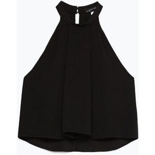 Áo cổ yếm lụa